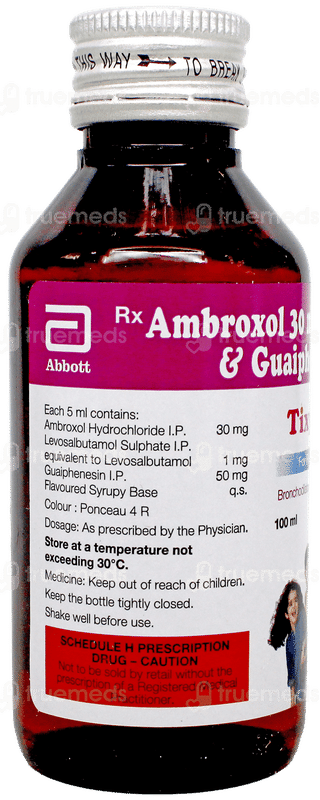 Tixylix Ls Syrup 100Ml